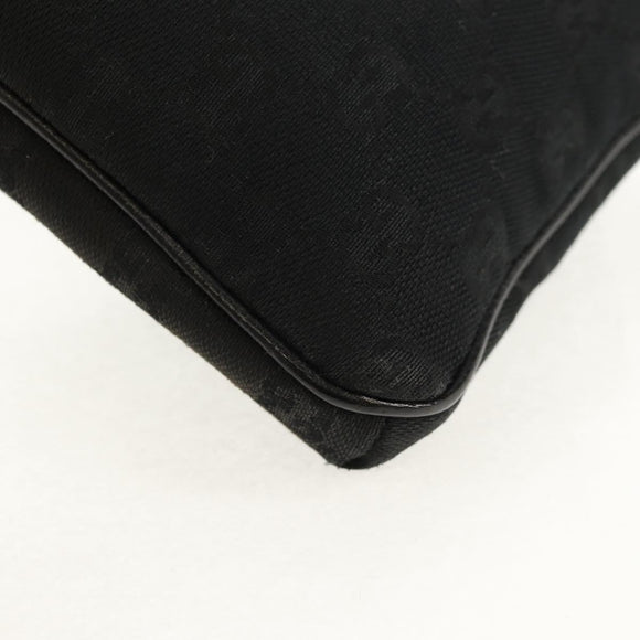 GUCCI GG Canvas Shoulder Bag Black 141863 Auth 149465V