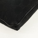 GUCCI GG Canvas Shoulder Bag Black 141863 Auth 149465V-18