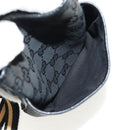 GUCCI GG Canvas Shoulder Bag Black 141863 Auth 149465V-22