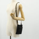 GUCCI GG Canvas Shoulder Bag Black 141863 Auth 149465V-23