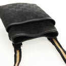 GUCCI GG Canvas Shoulder Bag Black 141863 Auth 149465V-6