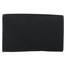 Christian Dior Trotter Canvas Clutch Bag Black Gold Auth 149470-3