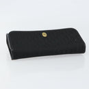 Christian Dior Trotter Canvas Clutch Bag Black Gold Auth 149470-6