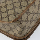 GUCCI GG Supreme Web Sherry Line Shoulder Bag PVC Beige 001 066 0551 Auth 149475-16