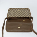 GUCCI GG Supreme Web Sherry Line Shoulder Bag PVC Beige 001 066 0551 Auth 149475-18