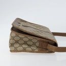 GUCCI GG Supreme Web Sherry Line Shoulder Bag PVC Beige 001 066 0551 Auth 149475-3