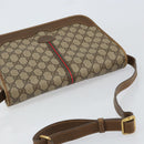 GUCCI GG Supreme Web Sherry Line Shoulder Bag PVC Beige 001 066 0551 Auth 149475-6