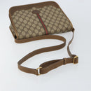 GUCCI GG Supreme Web Sherry Line Shoulder Bag PVC Beige 001 066 0551 Auth 149475-7