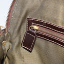 FENDI Zucca Canvas Hand Bag Black Brown Auth 149479-22