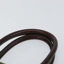 FENDI Zucca Canvas Hand Bag Black Brown Auth 149479-14