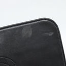 CHANEL Matelasse Chain Shoulder Bag Lamb Skin Black Gold CC Auth 149481-20