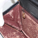 CHANEL Matelasse Chain Shoulder Bag Lamb Skin Black Gold CC Auth 149481-23