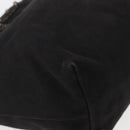 FENDI Studs Celeria Tote Bag Canvas Black Silver Auth 149482-9