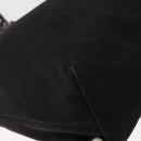 FENDI Studs Celeria Tote Bag Canvas Black Silver Auth 149482-15