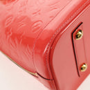 LOUIS VUITTON Monogram Vernis Alma PM Hand Bag Rose Rich M90256 LV Auth 149485V-16