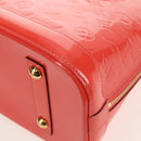 LOUIS VUITTON Monogram Vernis Alma PM Hand Bag Rose Rich M90256 LV Auth 149485V-17