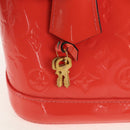 LOUIS VUITTON Monogram Vernis Alma PM Hand Bag Rose Rich M90256 LV Auth 149485V-9