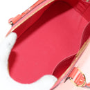 LOUIS VUITTON Monogram Vernis Alma PM Hand Bag Rose Rich M90256 LV Auth 149485V-10