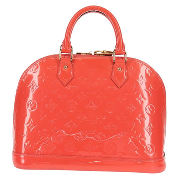 LOUIS VUITTON Monogram Vernis Alma PM Hand Bag Rose Rich M90256 LV Auth 149485V - 0
