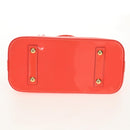 LOUIS VUITTON Monogram Vernis Alma PM Hand Bag Rose Rich M90256 LV Auth 149485V-5