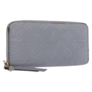 LOUIS VUITTON Empreinte Zippy Wallet Long Wallet Lila M60570 LV Auth 149488-1