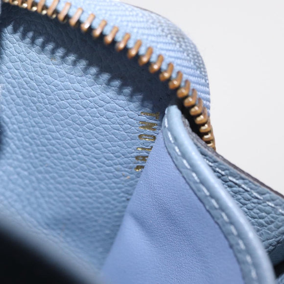 LOUIS VUITTON Empreinte Zippy Wallet Long Wallet Lila M60570 LV Auth 149488