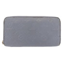 LOUIS VUITTON Empreinte Zippy Wallet Long Wallet Lila M60570 LV Auth 149488-13
