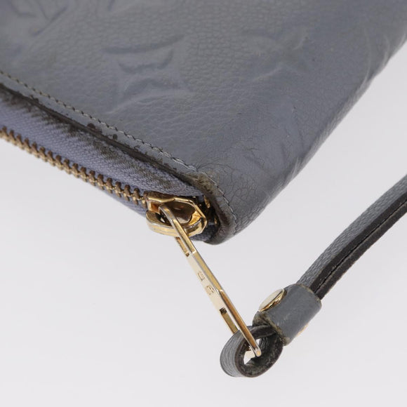 LOUIS VUITTON Empreinte Zippy Wallet Long Wallet Lila M60570 LV Auth 149488