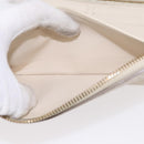 LOUIS VUITTON Monogram Empreinte Zippy Wallet White TN0146 LV Auth 149489-18