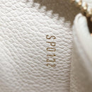 LOUIS VUITTON Monogram Empreinte Zippy Wallet White TN0146 LV Auth 149489-12