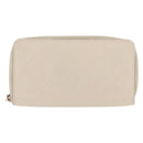 LOUIS VUITTON Monogram Empreinte Zippy Wallet White TN0146 LV Auth 149489-13