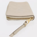 LOUIS VUITTON Monogram Empreinte Zippy Wallet White TN0146 LV Auth 149489-4