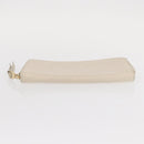 LOUIS VUITTON Monogram Empreinte Zippy Wallet White TN0146 LV Auth 149489-6