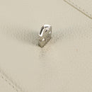 Jimmy Choo Studs Hand Bag Leather 2way White Silver Auth 149491M-23