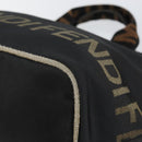 FENDI Hand Bag Nylon Black Auth 149492-9