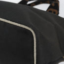 FENDI Hand Bag Nylon Black Auth 149492-15