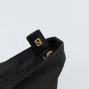 FENDI Hand Bag Nylon Black Auth 149492-10