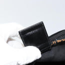 FENDI Hand Bag Nylon Black Auth 149492-12