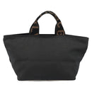 FENDI Hand Bag Nylon Black Auth 149492-2