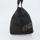FENDI Hand Bag Nylon Black Auth 149492-4