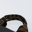 FENDI Hand Bag Nylon Black Auth 149492-8