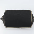 FENDI Hand Bag Nylon Black Auth 149492-5