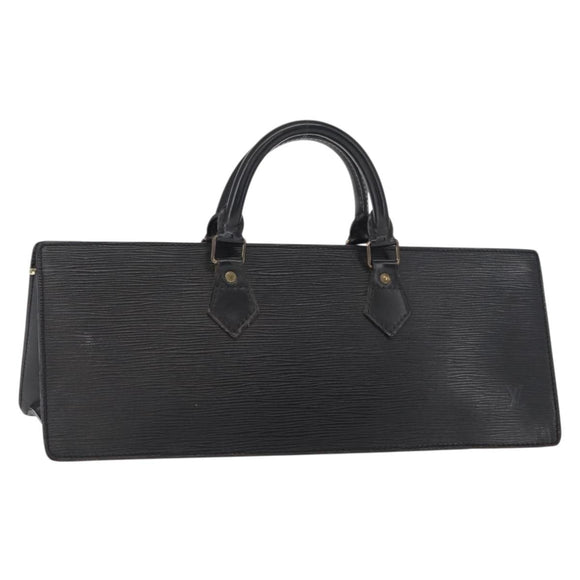 LOUIS VUITTON Epi Sac Triangle Hand Bag Black M52092 LV Auth 149499