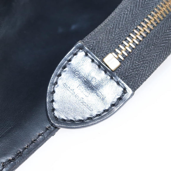 LOUIS VUITTON Epi Sac Triangle Hand Bag Black M52092 LV Auth 149499