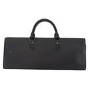 LOUIS VUITTON Epi Sac Triangle Hand Bag Black M52092 LV Auth 149499-13