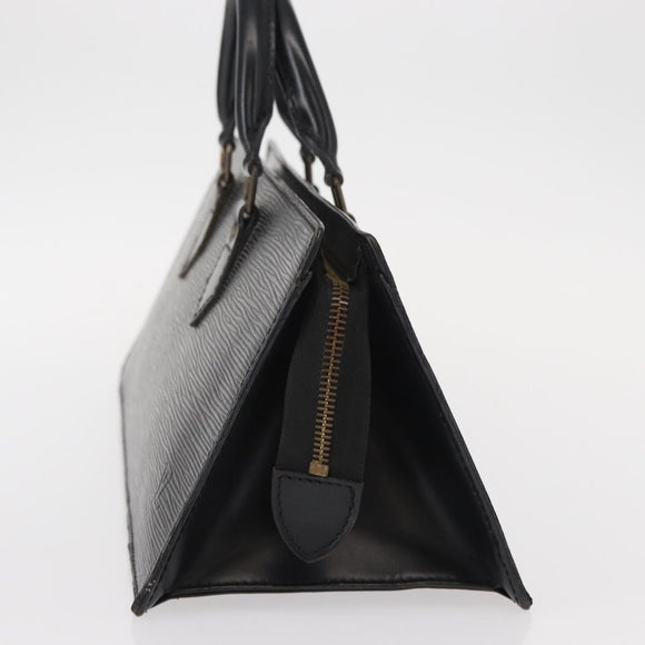 LOUIS VUITTON Epi Sac Triangle Hand Bag Black M52092 LV Auth 149499