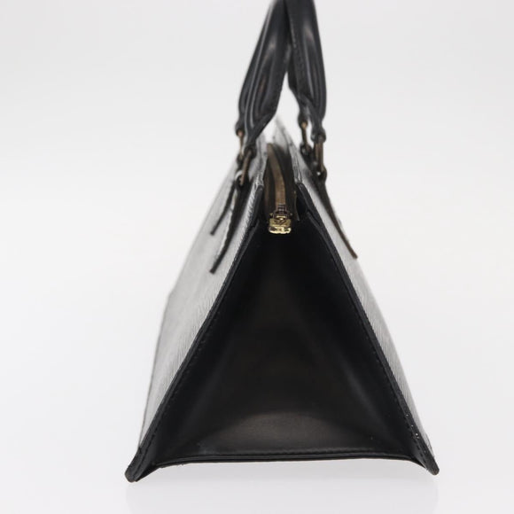LOUIS VUITTON Epi Sac Triangle Hand Bag Black M52092 LV Auth 149499