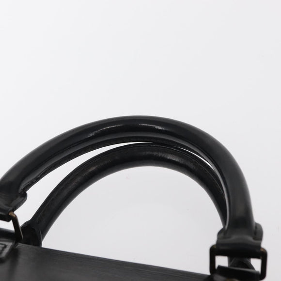 LOUIS VUITTON Epi Sac Triangle Hand Bag Black M52092 LV Auth 149499