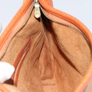 MCM Logogram Vicetos Shoulder Bag PVC Leather Brown Gold Auth 149501-18