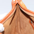 MCM Logogram Vicetos Shoulder Bag PVC Leather Brown Gold Auth 149501-19